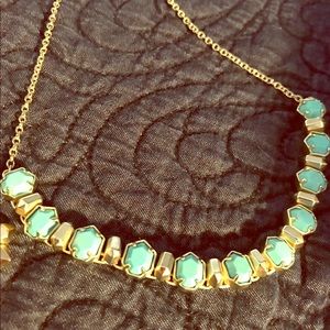 Kendra Scott Tammy Turquoise & Gold Necklace
